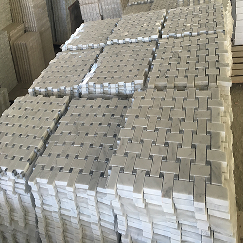 Carrara white mosaic CA008.jpg